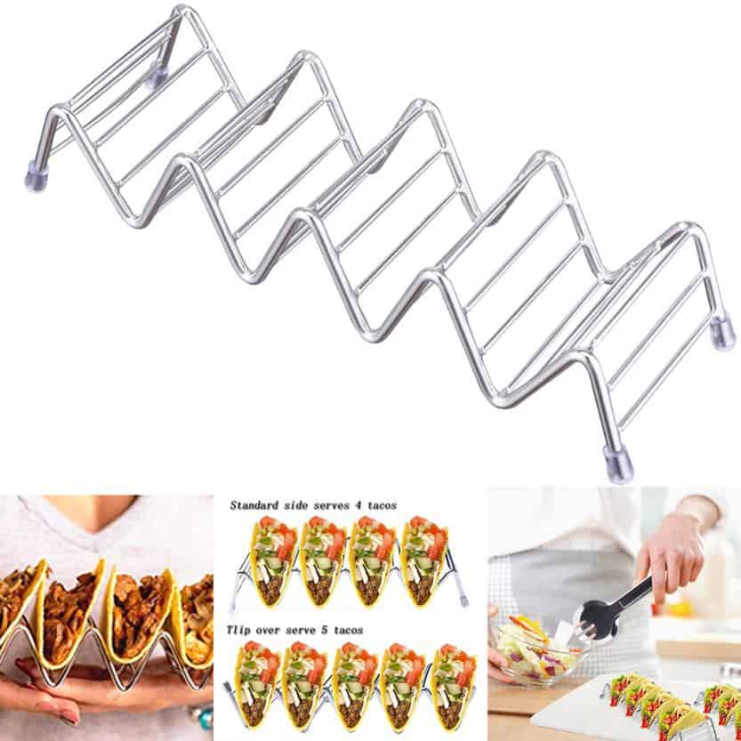 Taco Holder Stainless Steel Rack For Weekends